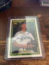 1994 Topps - Future Star Tim Davis #167 Autograph