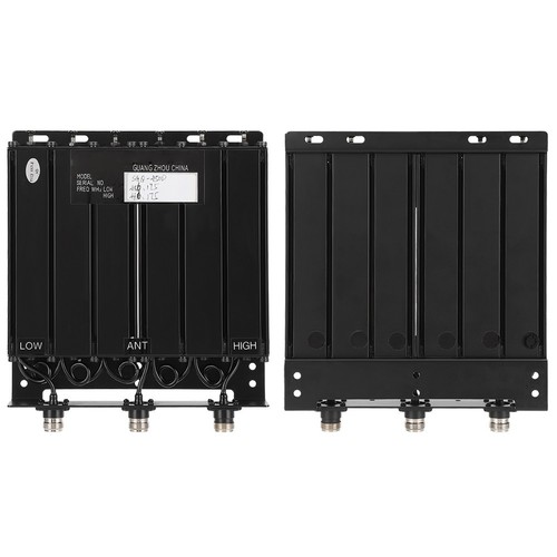 50W 6 Cavity Uhf Duplexer With Multiple Stop Band Filters (Tx: 456.175 Rx: DTS