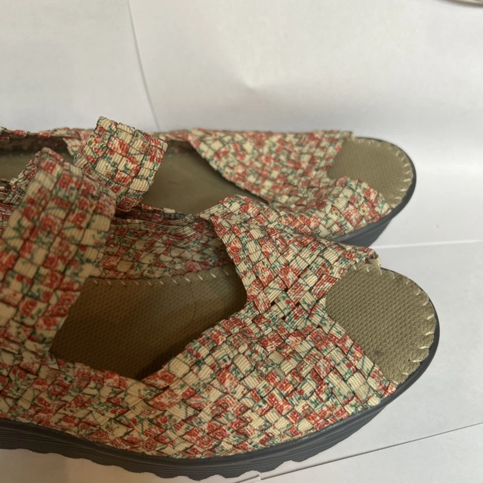 Bernie Mev Women 8.5 EU39 Slip On Pump Woven Metallic  - Image 4 of 4