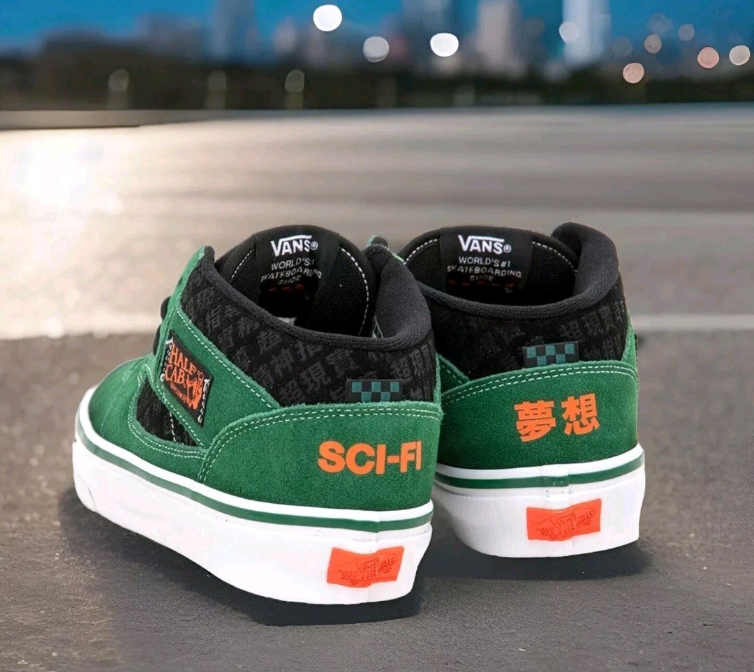 VANS Skate Half Cab Sci-Fi Fantasy Green NEW men's 11.5 Trusted