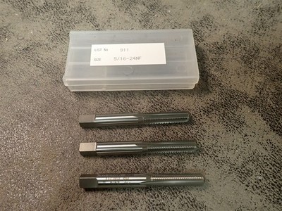 NEW Nachi 64124 5/16-24NF Str 4 Flute HSS RH Bottoming Tap 3 Pack (BN359)