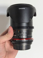 Samyang 35mm T1.5 VDSLR AS UMC II Cine Lens for Canon EF