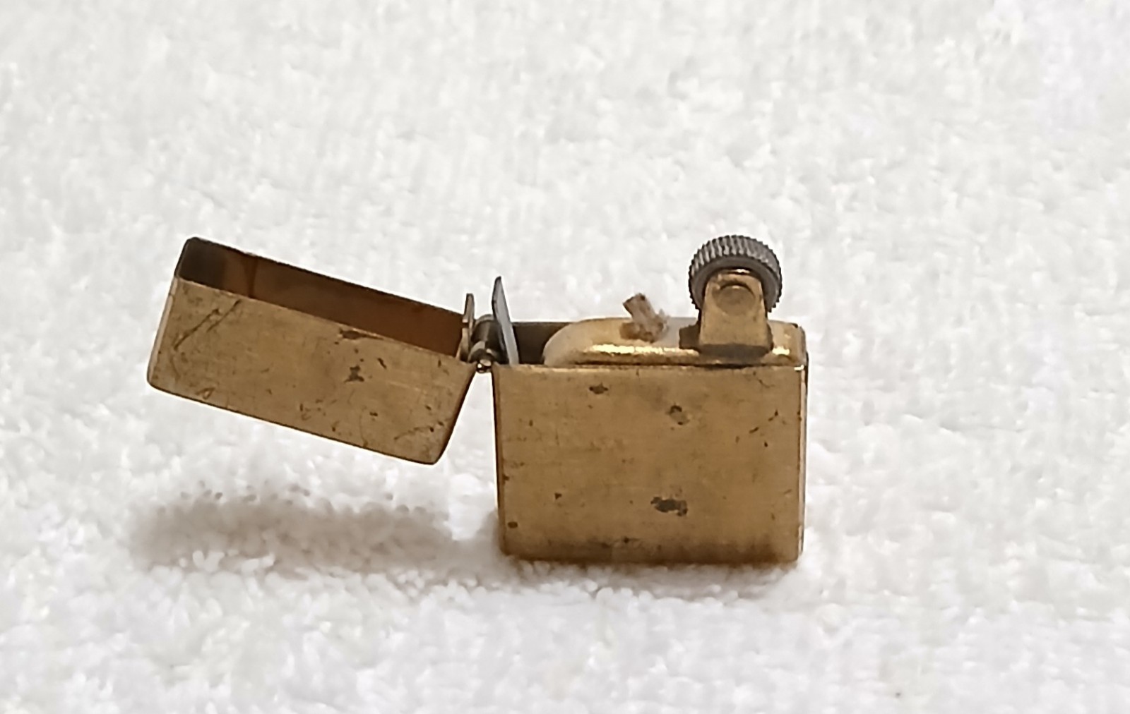 Vintage Gold-Tone Cigarette Lighter, Brand Supreme Japan