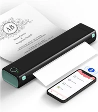 Phomemo M08F Wireless Portable Thermal Printer Support 8.5" X 11" US Letter Lot