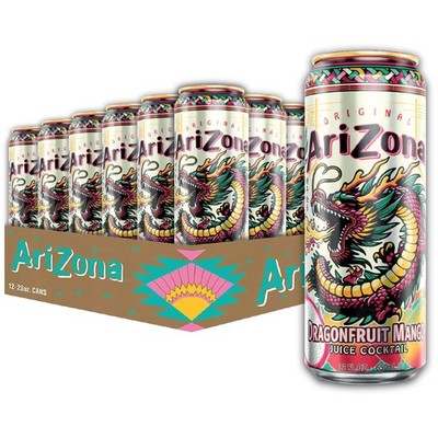 24 x Arizona Juice Cocktail Drachenfrucht Mango 650ml inklusiv Pfand 6 