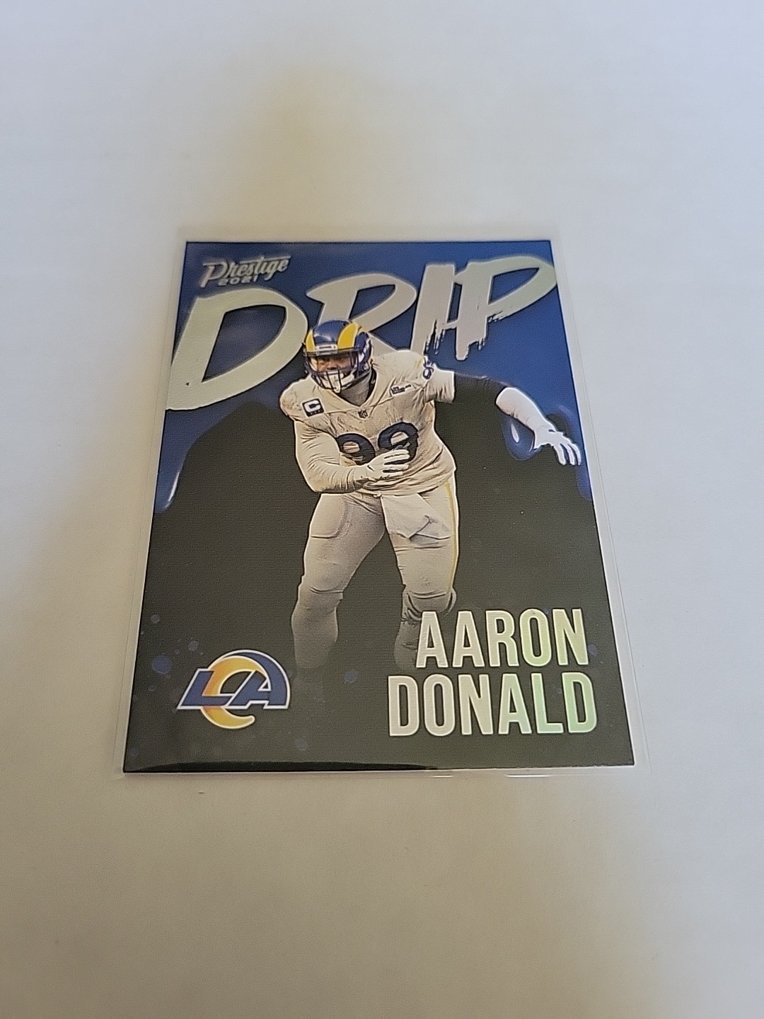 2021 Panini Prestige Aaron Donald Drip Case Hit SSP #ND-AD Future HOF