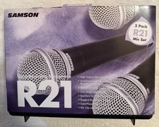 NEW Samson 3 Pack R21 Microphones