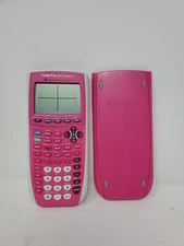 Texas Instruments TI-84 Plus Silver Edition Graphing Calculator - Pink W/Cover