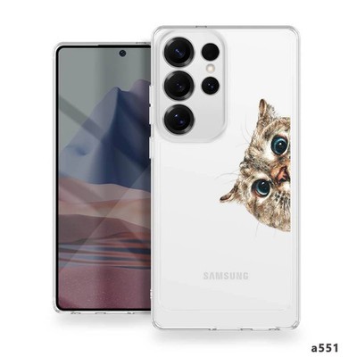 For Samsung Galaxy A35 A34 A16 S25 S24 FE Cover Crystal Clear Cartoon Phone Case