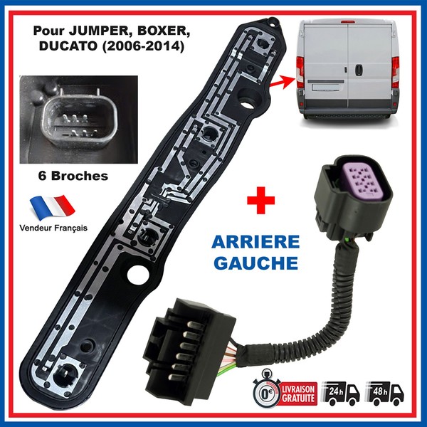 Steckdose Hintere Platin Lampenfassung Links FüR Boxer Jumper Ducato 3-image