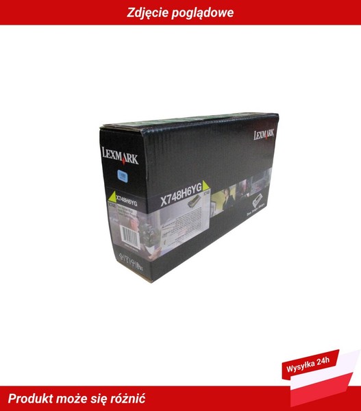 X748H6YG Lexmark X748De WkłAd Z Tonerem ŻółTy-image