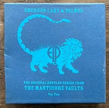 EMERSON LAKE & PALMER Original Bootleg Series Manticore Vaults VOL  TWO w/Poster