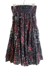 Philosophy Strapless Midi Dress Size Medium Boho Western Sundress Weekend