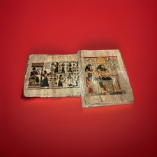 2 x Original &Auml;gyptisches Papyrus - mit Echtheitszertifikat