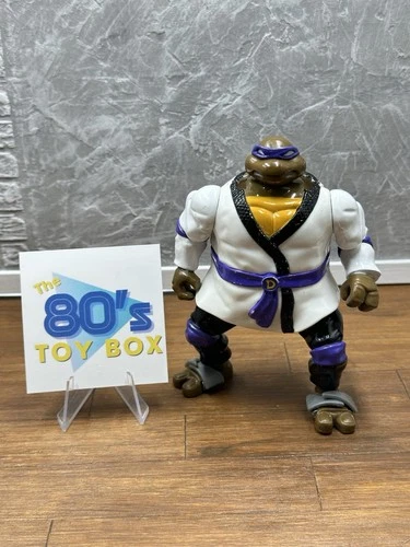 TMNT Automutations Night Ninja Don 4" Figure Weapons Playmates 1993 Vintage