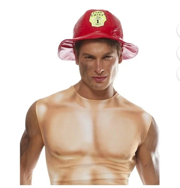 Franco Firefighter Dude Costume Men’s 46-50 Xlarge Sexy Fireman Halloween - Image 2 of 4