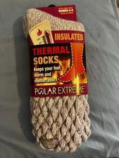 POLAR EXTREME ~ Insulated Thermal Socks ~ Shoe Size Women 5-9 ~ PURPLE MARLED