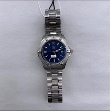 TAG Heuer Aquaracer Automatic 300m Blue Dial Steel 37mm Date Unidirectional