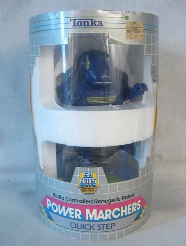 Vtg 1986 Tonka GoBots Power Marchers Quick Step RC Robot MIB Go Bots