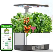 Hydroponics Growing System Kits APP/WiFi 6 Pods Indoor Herbs Garden LED Lights