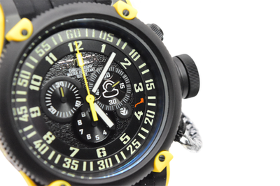 Invicta Russian Diver Yellow Black Men's 52mm Swiss Chronograph