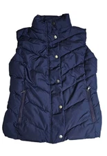Woman’s GAP Navy Blue Outdoor Edition PUffer Vest Size XS Zip Front