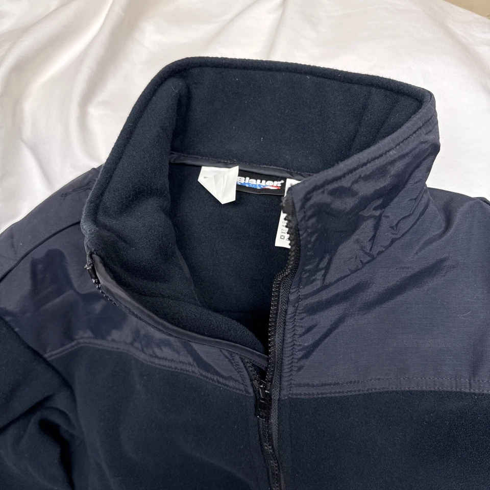 NWT Blauer 4650 Warm Fleece Jacket Dark Navy Mens Medium Tall - Image 2 of 4