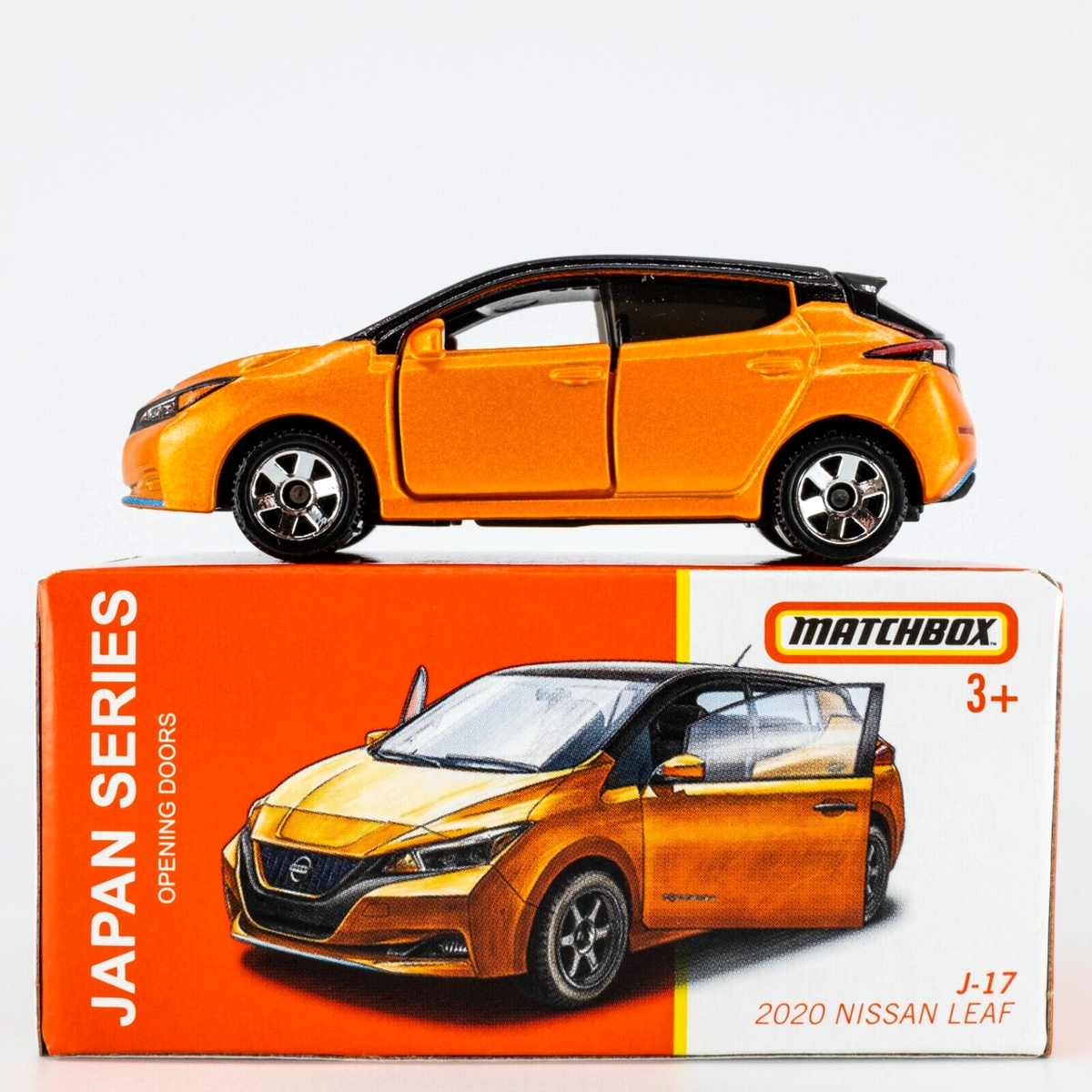 2023 Matchbox Japan Series J-17 2020 Nissan Leaf BRIGHT SUNSET