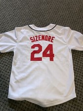 Cleveland Indians Grady Sizemore #24 Majestic jersey Size 10-12