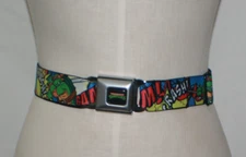 Buckle-Down® Teenage Mutant Ninja Turtles® Men's Kapow Seatbelt Mesh Belt