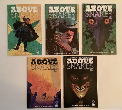 ABOVE SNAKES #1-5 COMPLETE SET ~ 2022 IMAGE ~ LOTS OF PICS ~ NEAR MINT OB