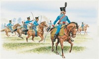 French Husaren 1:72 Figure Kunststoff Modell Kit Italeri