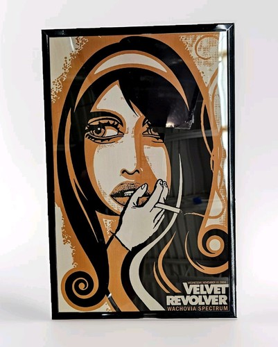 Velvet Revolver 2004 Wachovia Concert Poster 11 X 17 Framed