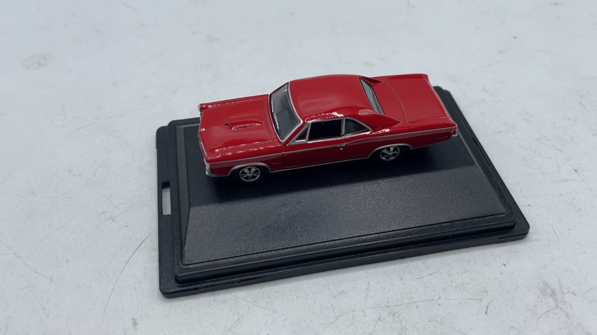 1966 Pontiac GTO Montero Red Diecast car 1:87 Scale Oxford | eBay