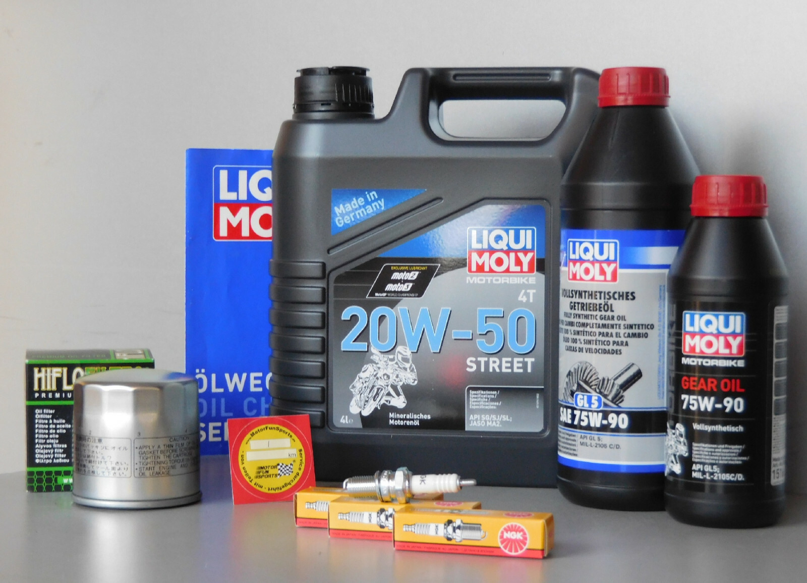 Maintenance Set - BMW K 75 RT - Oil, Oil Filter, Spark Plug, Inspection, Service