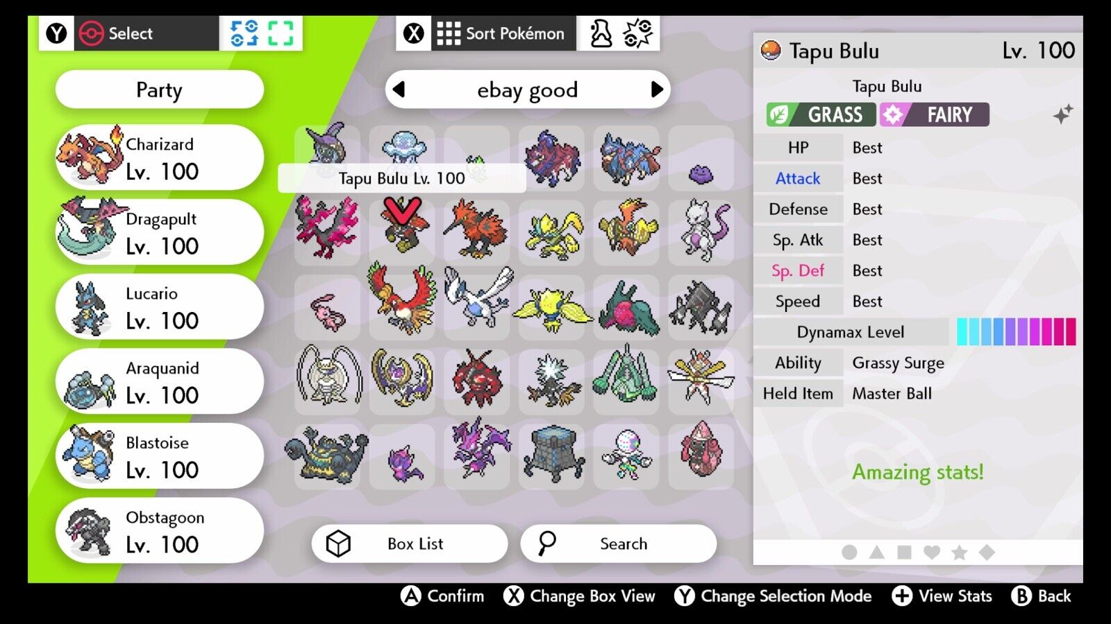 Tapu Lele • Competitive • 6IVs • Level 100 • Online Battle-Ready