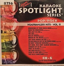 SC8756 HEADBANGER'S  NEW WRAPPED IN PLASTIC SOUND CHOICE KARAOKE LOT K