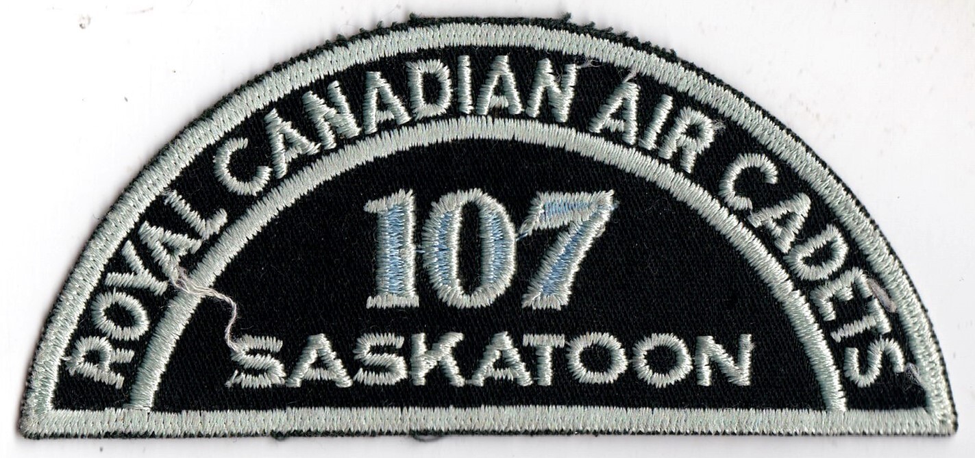 Saskatoon 107 Royal Canadian Air Cadets Patch  icszc14