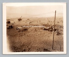 Original WW2 Type-1 USMC Marine Corps IWO JIMA Vintage Photo BEACH SUPPLY DEPOT