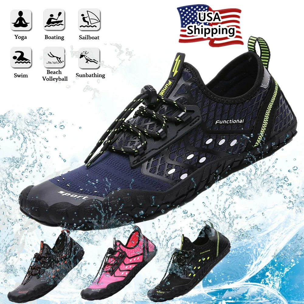 Water Shoes Quick Dry Barefoot for Swim Diving Surf Aqua Sport Beach Vacation
Opens in a new window