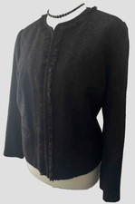 New Eastex Jacket 18 Textured Ruffle Edge To Edge Single Breast Long Sleeve