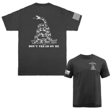 Don'T Tread on Me US Flag American Pride Constitution Patriotic T-shirt