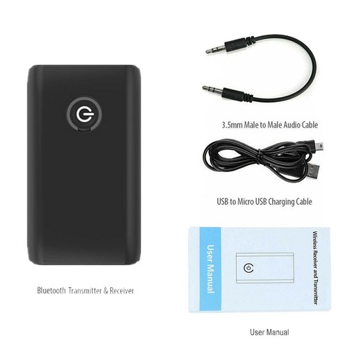 2 in 1 Wireless 5.0 Bluetooth Transmitter Receiver Adapter Audio 3.5mm Jack Aux - Afbeelding 10 van 17