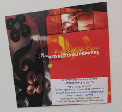 RED HOT CHILI PEPPERS the hits sampler ISRAELI PROMO CD | eBay