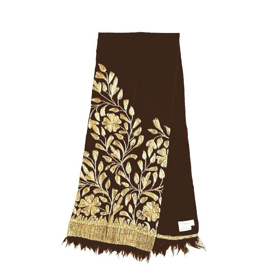 小物 DRIES VAN NOTEN SHORT SCARF SILK&WOOL Dries Van Noten Short Scarf Silk Wool Women Limited Edition