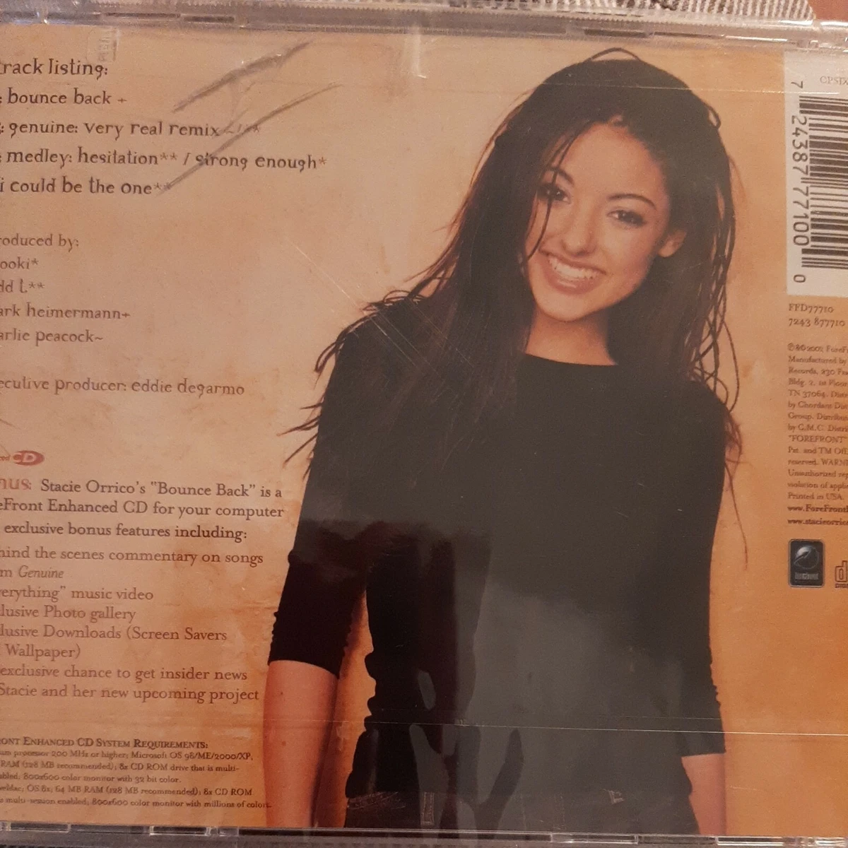 Stacie Orrico - Bounce Back - Enhanced Single CD 💿 - New Sealed, Free  Shipping! | eBay