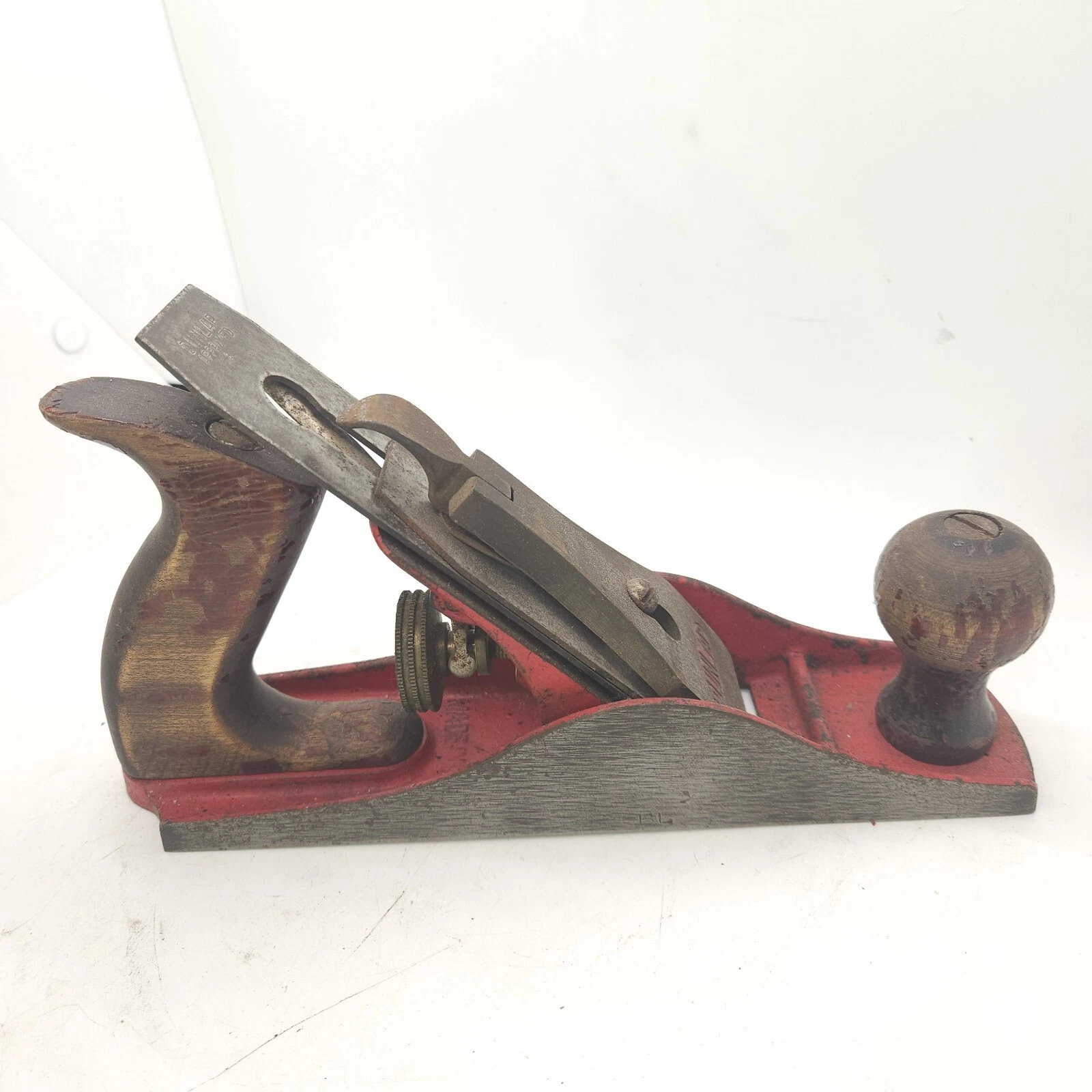 Dunlap Vintage Hand Plane Sears 1940's Woodworking Block Planer Carpenter Tool