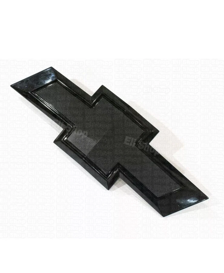 Chevrolet Tahoe Suburban 2015-2020 emblemas de pajarita todo negro 84722856 solo delantero Foto 4 de 4