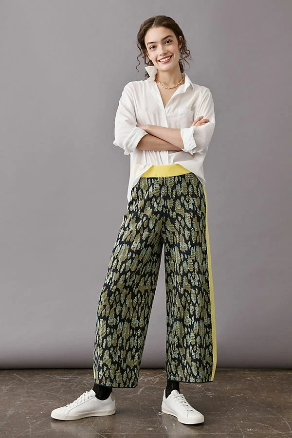 Anthropologie Hayden Sweater Pants size L new nwt cottonblend pull