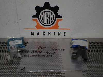 PHD (2) 5142-34-1 & (2) Unknown Part # (Lot of 4) Mounting Brackets See All Pics